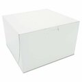 Southern Champion Tray SCT, Tuck-Top Bakery Boxes, Paperboard, White, 8 X 8 X 5 09455